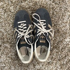 adidas Black and Cream Athletic Shoes